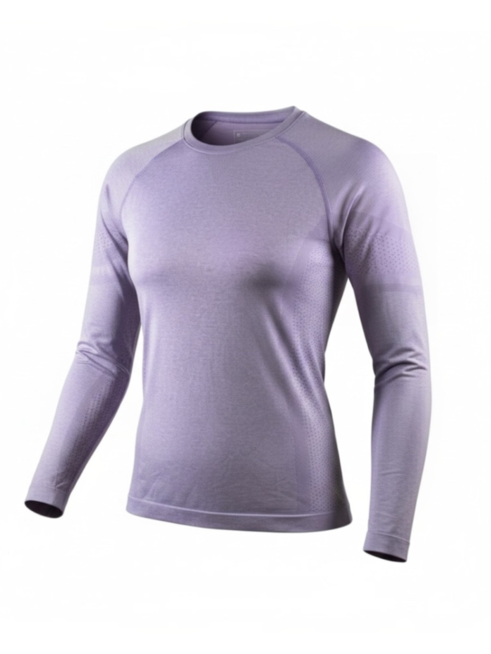 FIGS Long Sleeve Performance Seamless Tee in Purple Size S